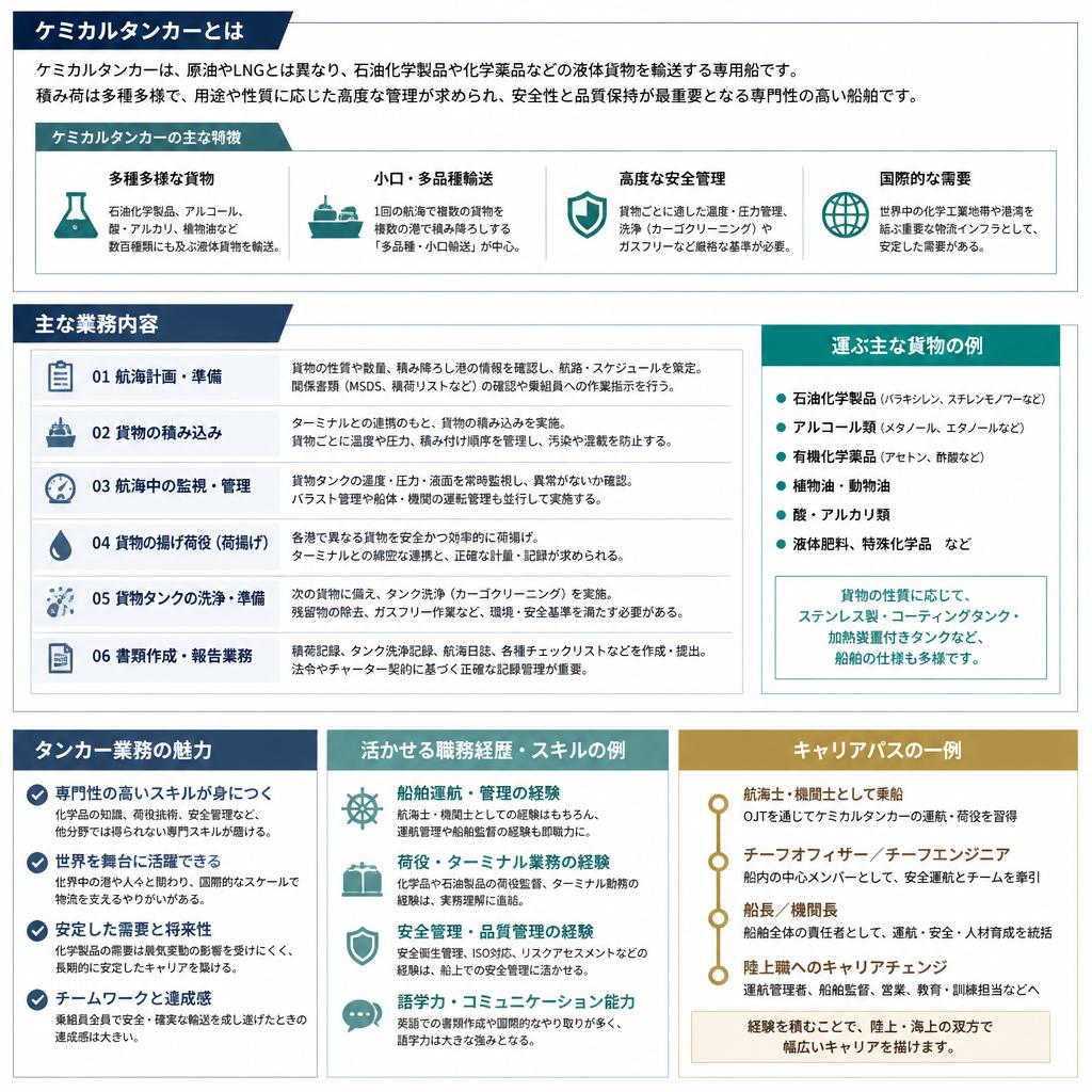 ケミカルタンカーとは？