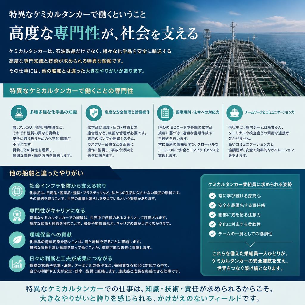 ケミカルタンカーの魅力